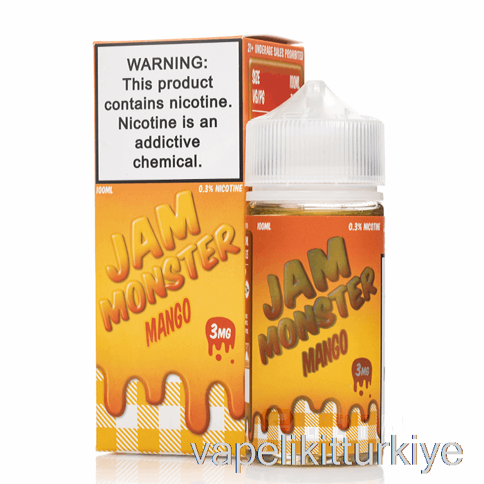 Vape Likit Mango - Reçel Canavarı Sıvısı - 100ml 0mg
